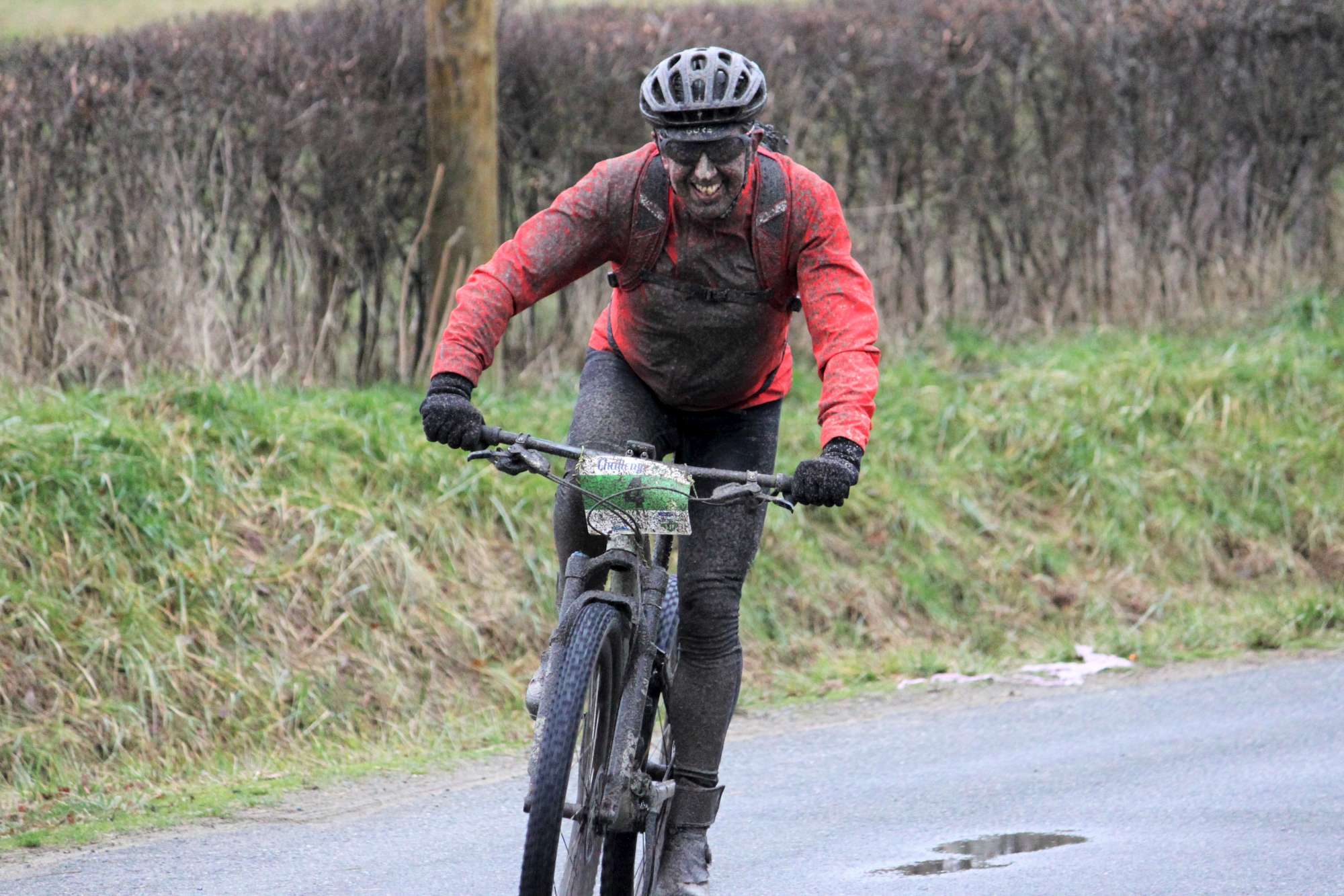 La boue était bien présente...