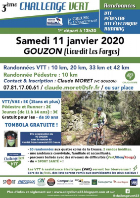 Affiche 3e Challenge Vert 2019 A3 5 900 {JPEG}